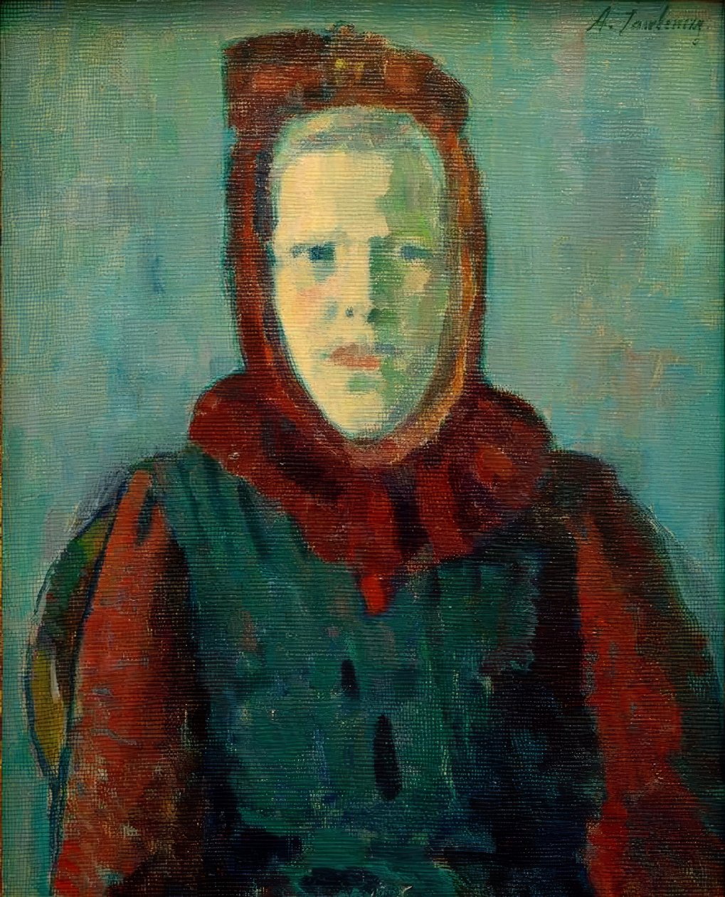 Klädd tjej av Alexej von Jawlensky