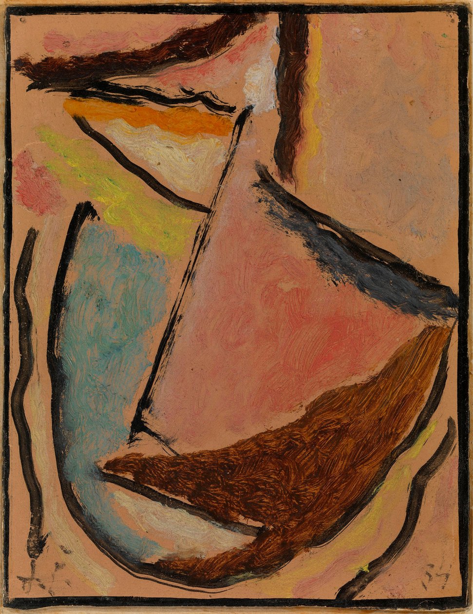 Meditation litet abstrakt huvud, 1934 av Alexej von Jawlensky