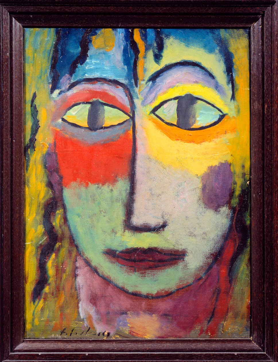 Manet. Målning av ryssen Alexei von Javlensky (Alexi von Jawlensky, Alexej von Javlenski) (1864-1941), 1900-talet. Lyon, Musee des Beaux Arts. av Alexej von Jawlensky