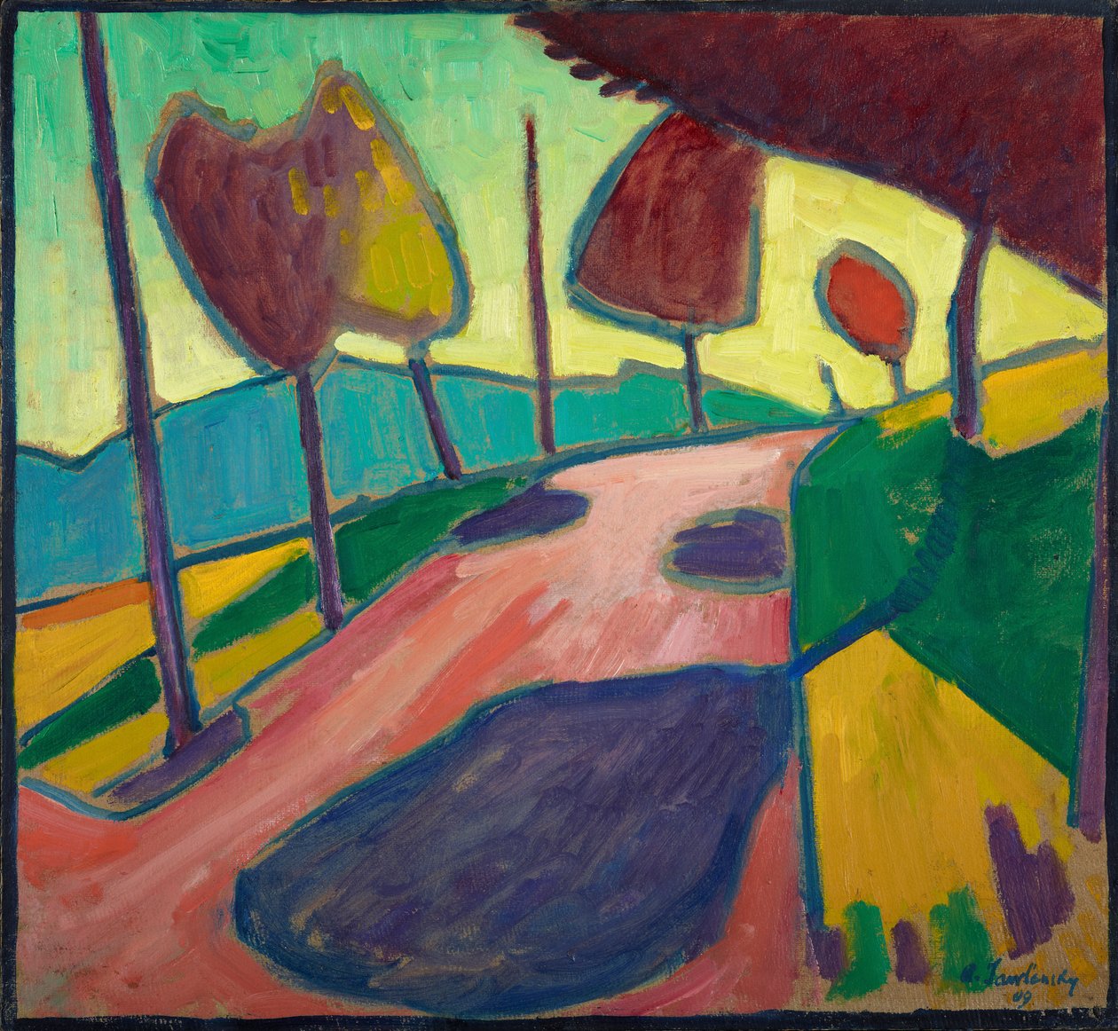 Landskapet kring Murnau av Alexej von Jawlensky