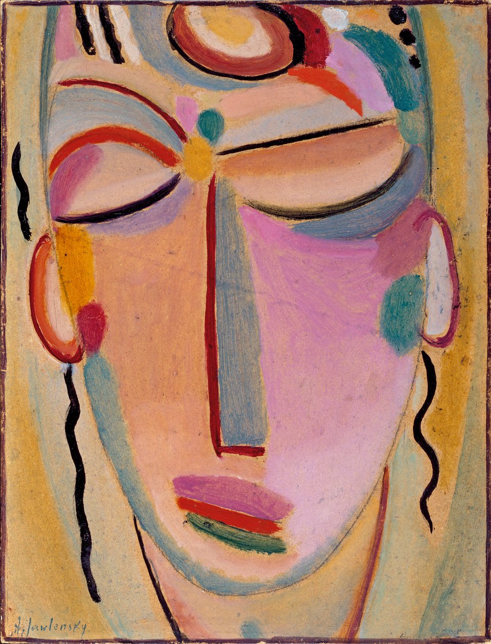 Mystiskt sinne: Meditation av Alexej von Jawlensky