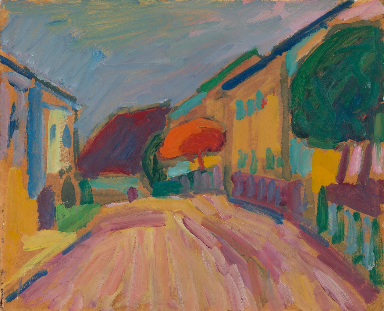 Skiss från Murnau av Alexej von Jawlensky