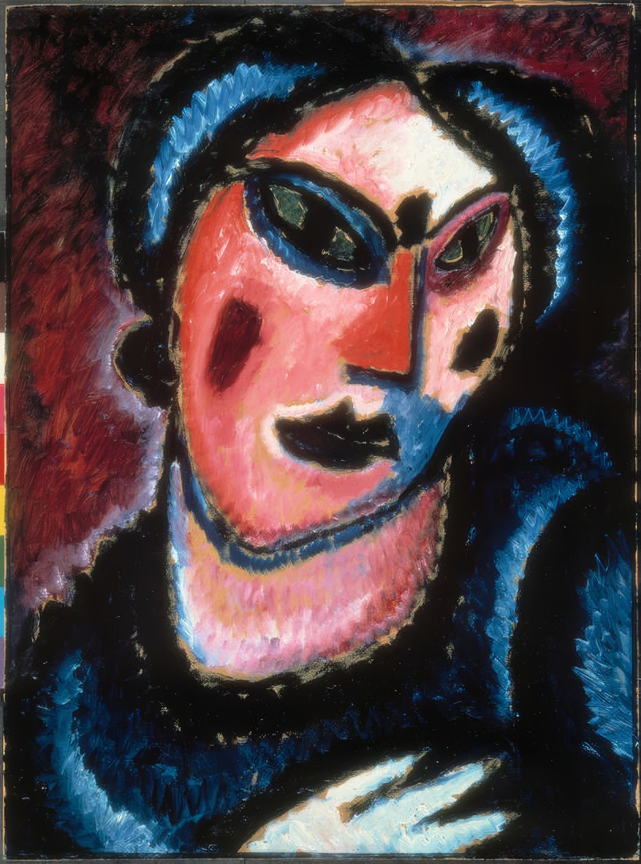 Kvinnans huvud av Alexej von Jawlensky