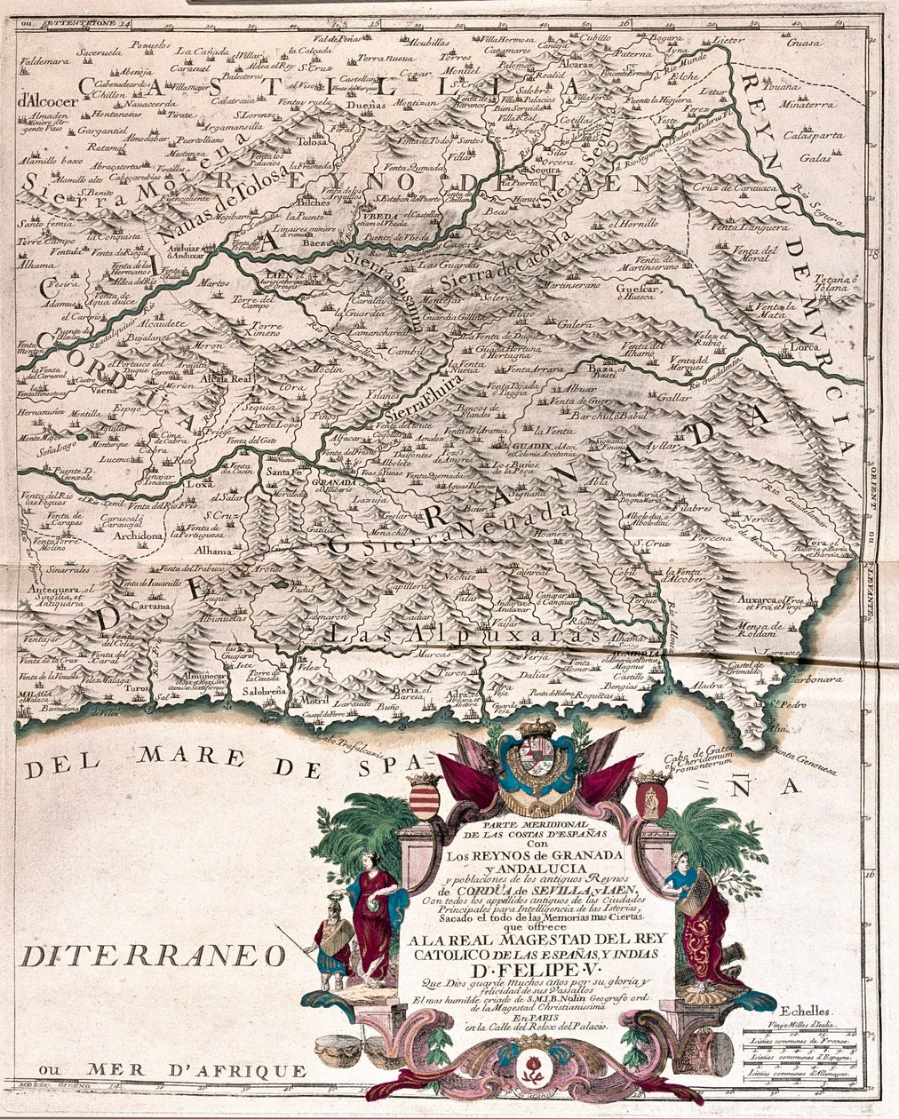 Granada och Andalusien, Spanien - av A av Alexis Hubert Jaillot