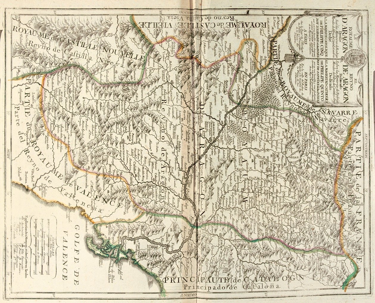 Valencebukten (Aragona), Spanien - av A av Alexis Hubert Jaillot