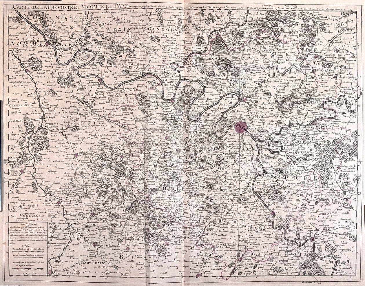 Normandie, Paris och närliggande länder - av A av Alexis Hubert Jaillot