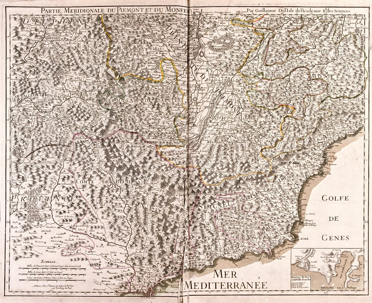 Södra Piemonte och Moferrato, Italien - av A av Alexis-Hubert Jaillot