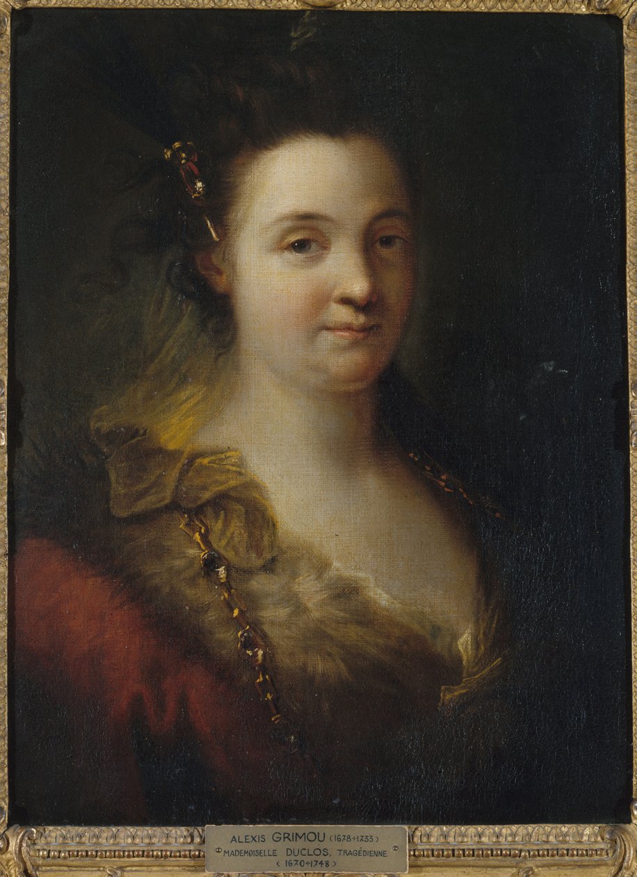 Mademoiselle Duclos, ca 1700 (olja på duk) av Alexis Grimoux