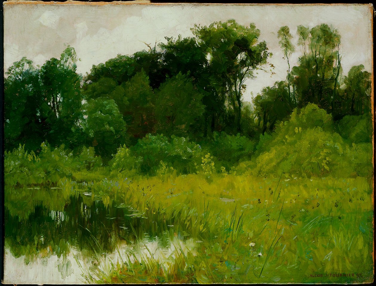 Efter regn, på Minnehaha Creek av Alexis Jean Fournier