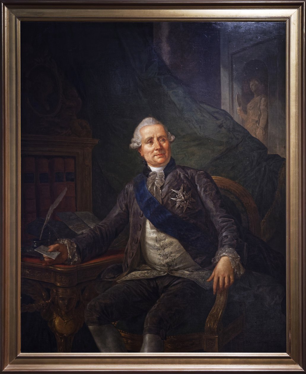 Charles Gravier från Vergennes av Alexis Joseph Mazerolle