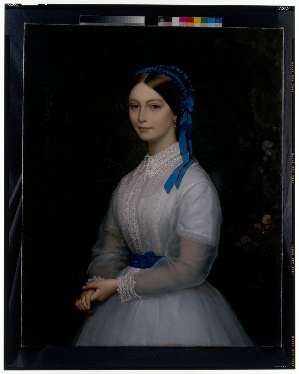 Porträtt av Mademoiselle Mathilde de Nédonchel av Alexis Joseph Perignon