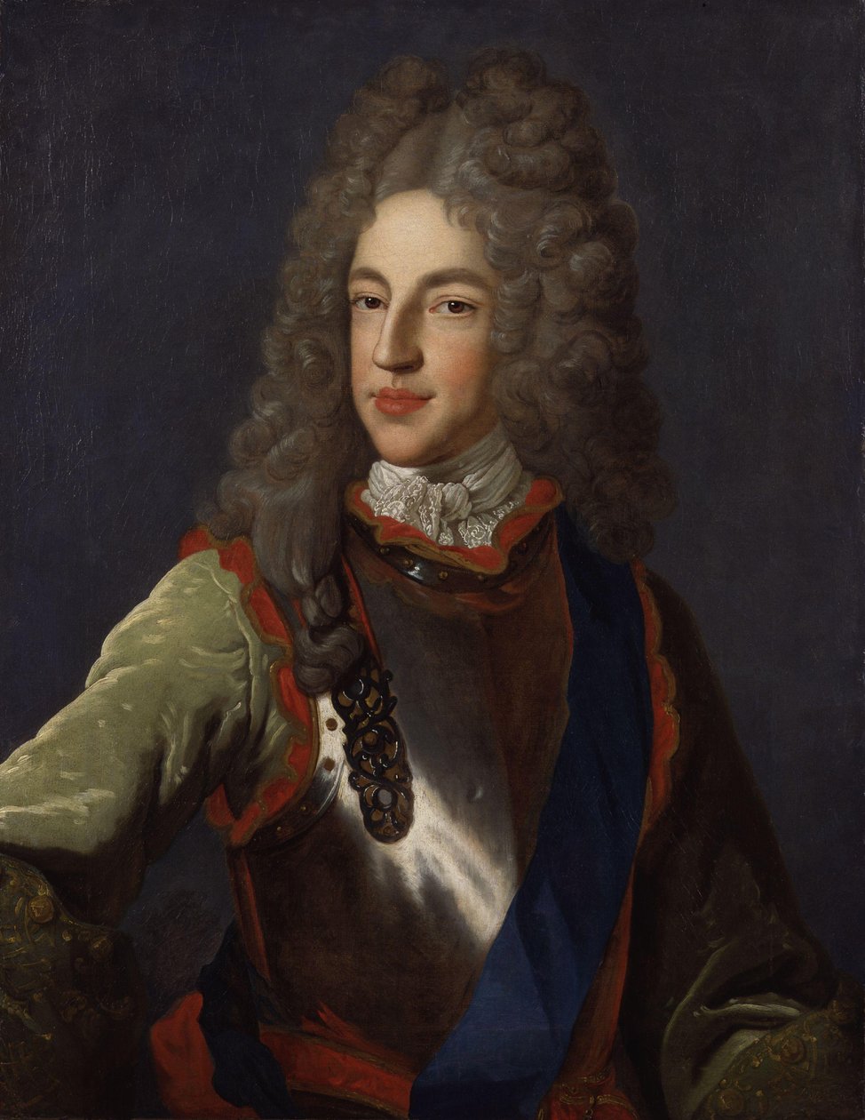 Porträtt av James Francis Edward Stuart (1688-1766) av Alexis Simon Belle