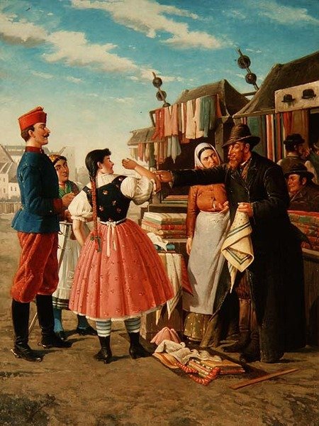 En tyghandlare av Alfons Giehsz