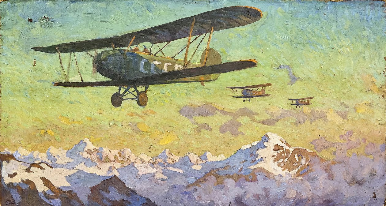 Överflygning av Kaukasusbergen av Alfons Konstantinovich Zhaba