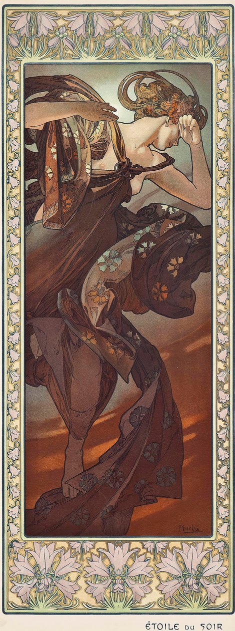 Evening Star The Evening Star, 1902. av Alfons Marie Mucha
