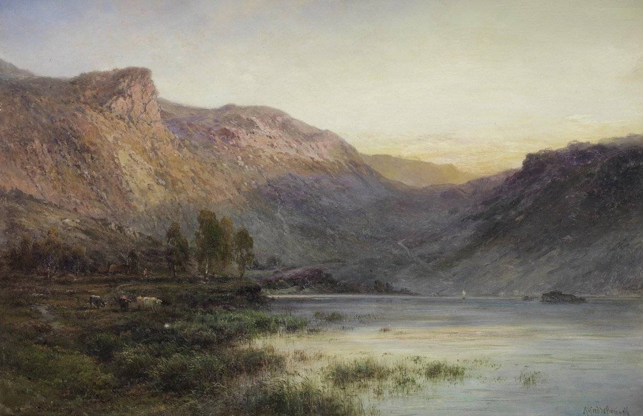 Glen Sheil The Eagle Rock  av Alfred de Breanski