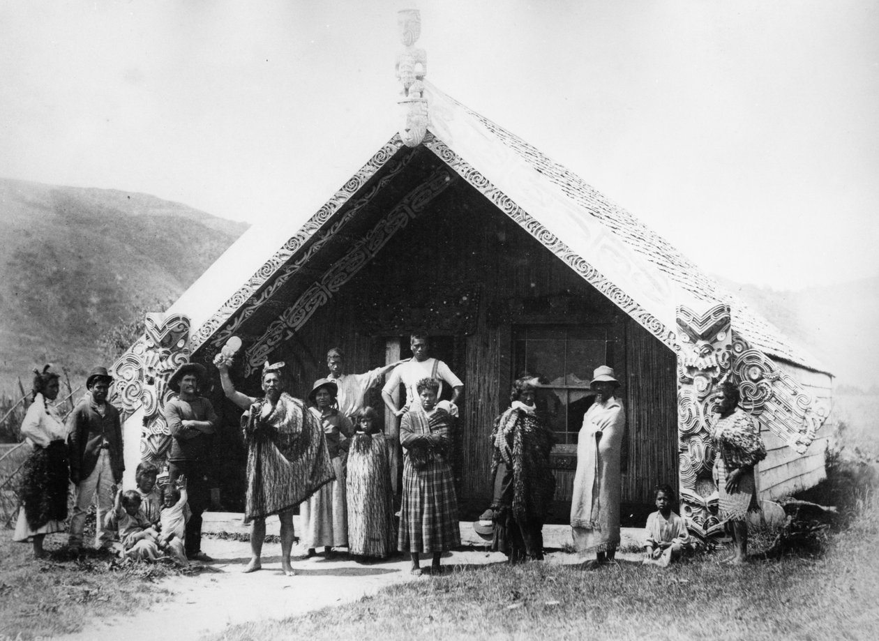 Conference House - Wairoa, ca 1865-70 av Alfred Burton