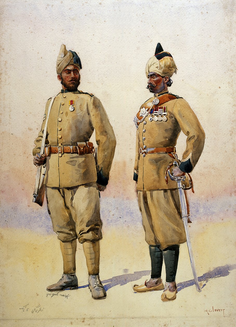 Soldiers of the Frontier Force, illustration från 