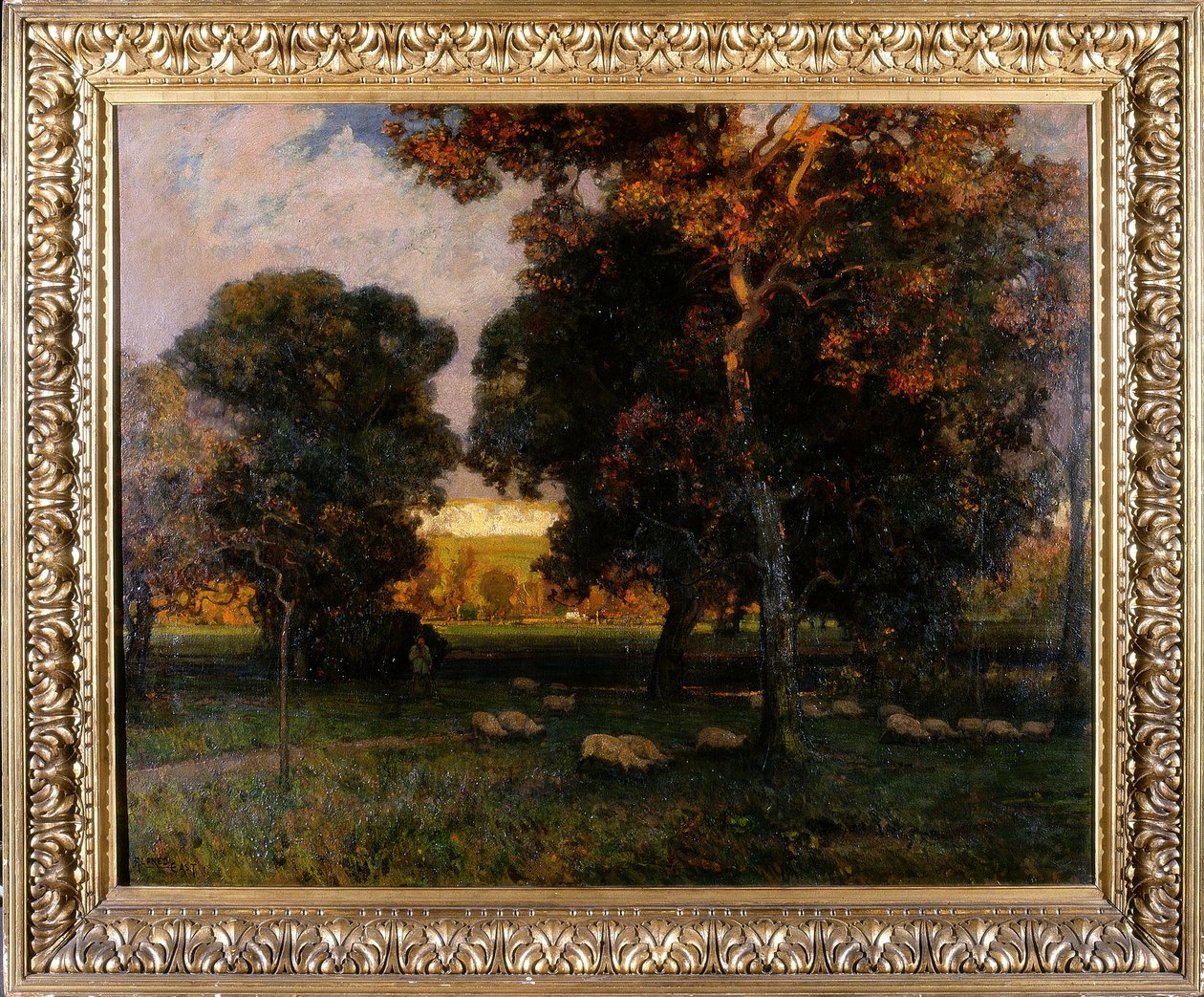 Ett sken före stormen, ca 1900 av Alfred East