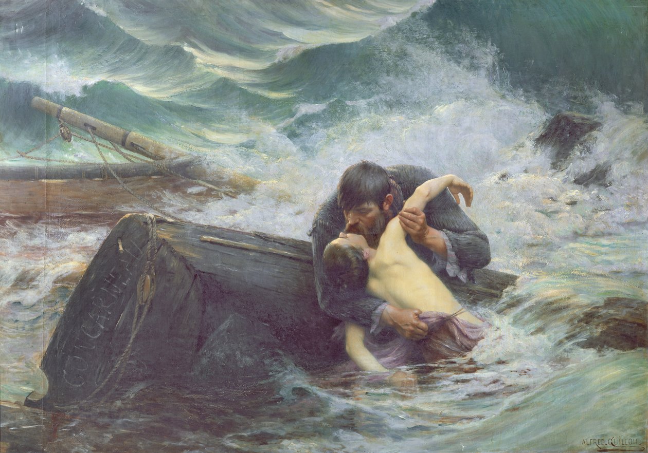 Farväl, 1892 av Alfred Guillou