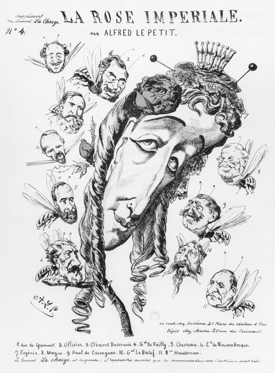 Kejsarinnan Eugenie, illustration från 