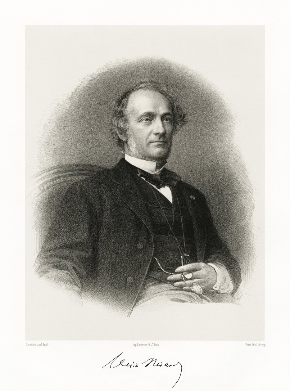 Jean Marie Napoléon Désiré Nisard, 1865-66 av Alfred Lemoine
