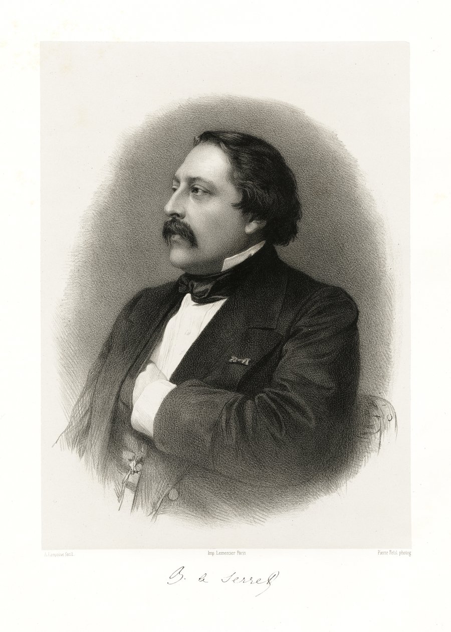 Joseph Alfred Serret, 1865-66 av Alfred Lemoine