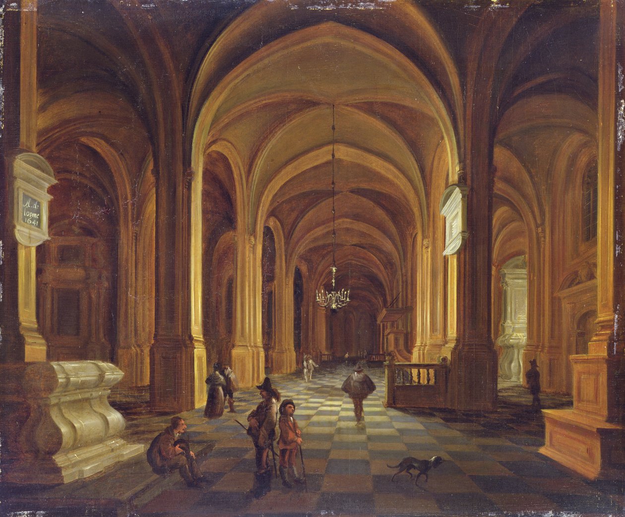 Allermohes kyrka, 1895 av Alfred Mohrbutter