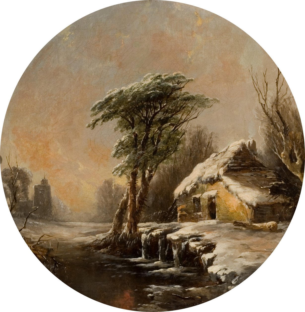 Vinterlandskap av Alfred Montague
