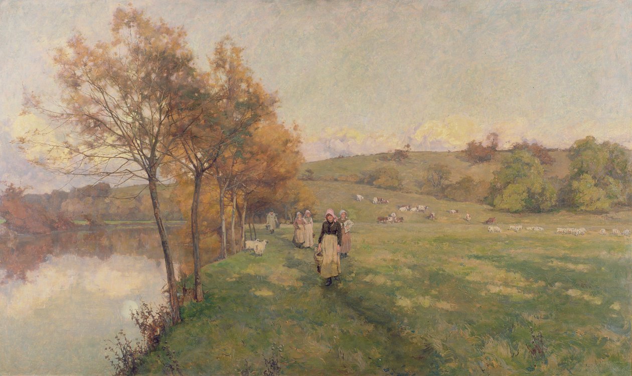 ängar vid Avon av Alfred Parsons