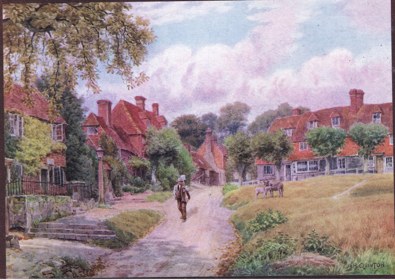 Groombridge, Kent, från The Cottages and the Village Life of Rural England publicerad av Dent & Sons Limited, 1912 av Alfred Robert Quinton