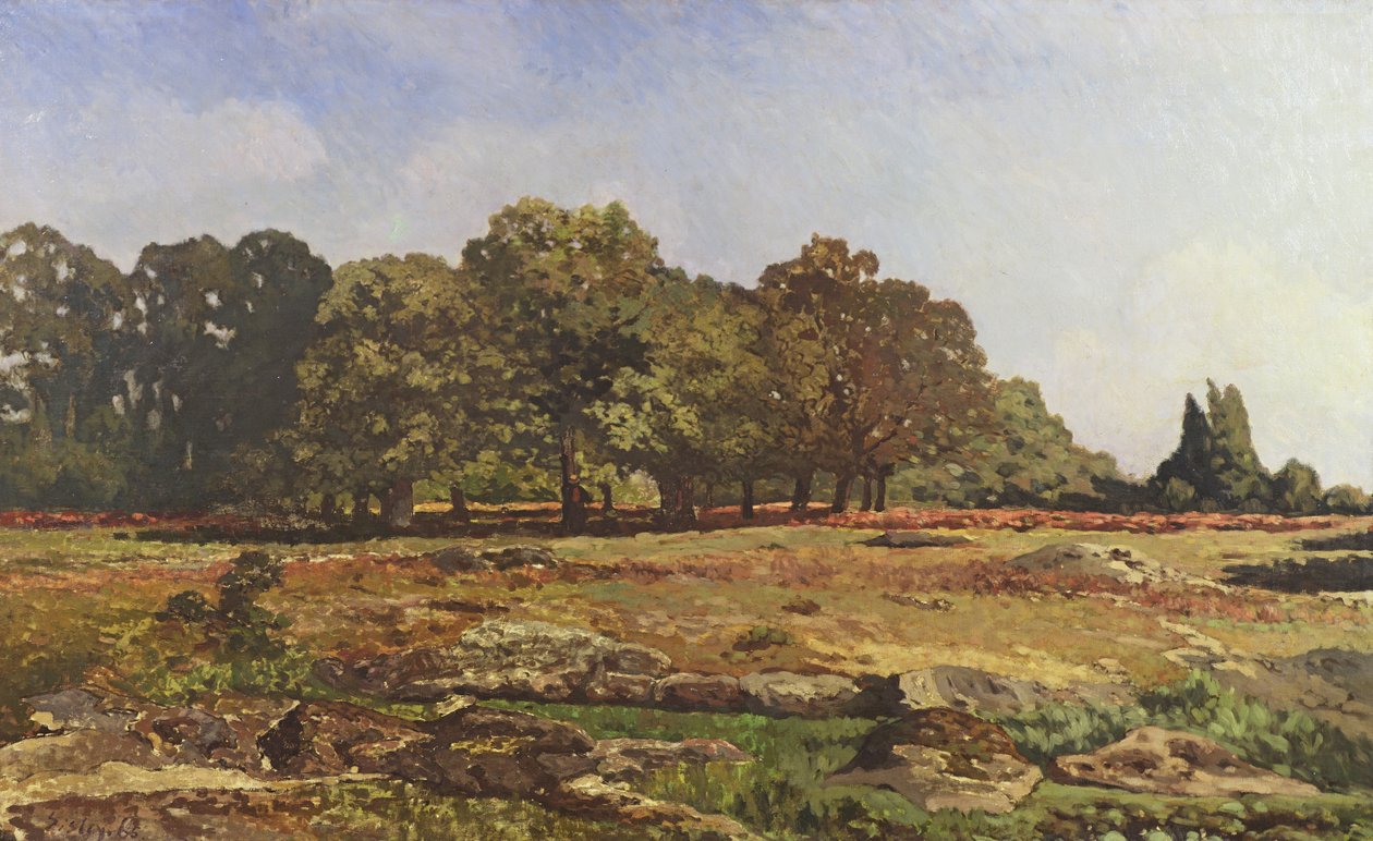 Avenue of Chestnut Trees vid La Celle-Saint-Cloud, ca 1866-67 av Alfred Sisley