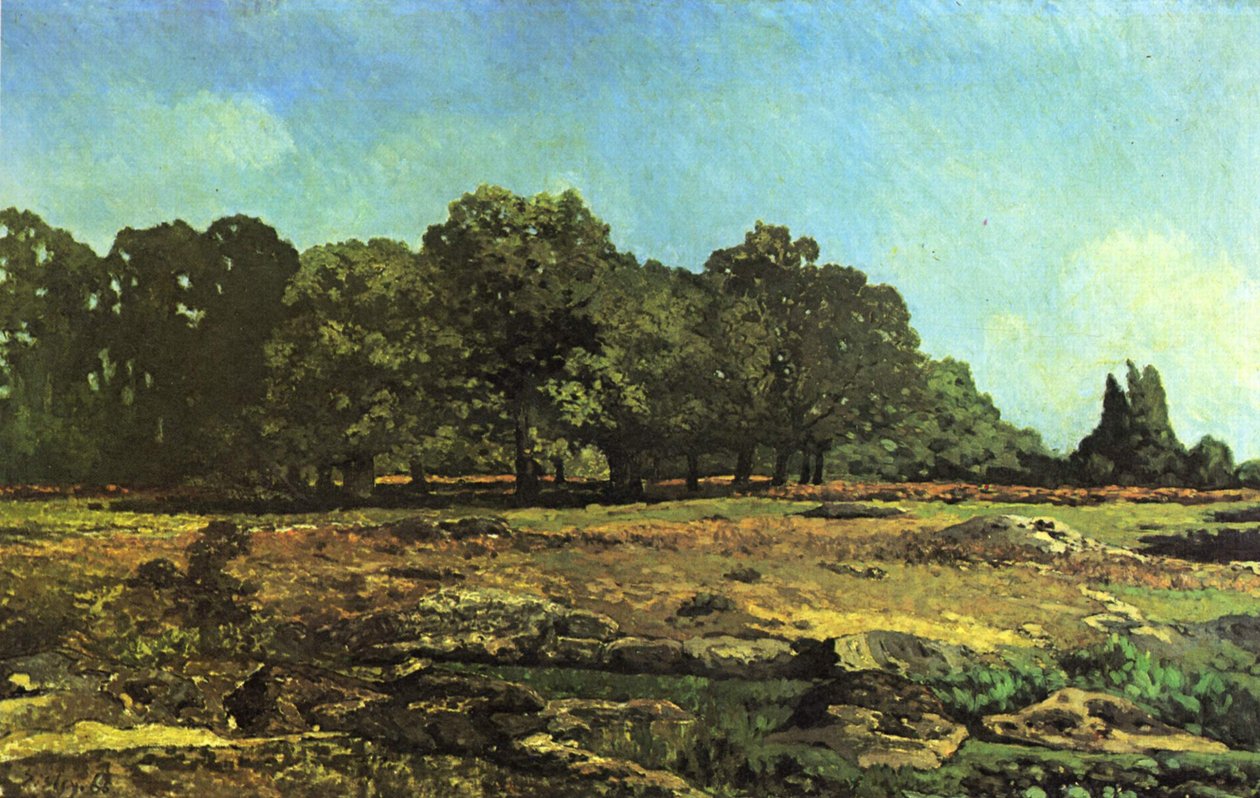 Kastanienallee in La Celle-Saint-Claude av Alfred Sisley