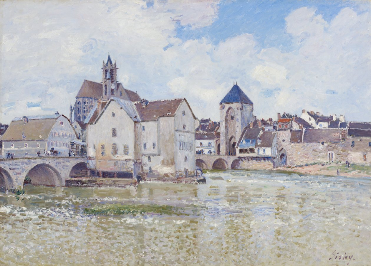 Moretbron, 1888 av Alfred Sisley