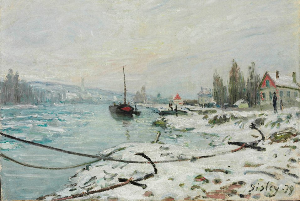 Mooring Lines av Alfred Sisley