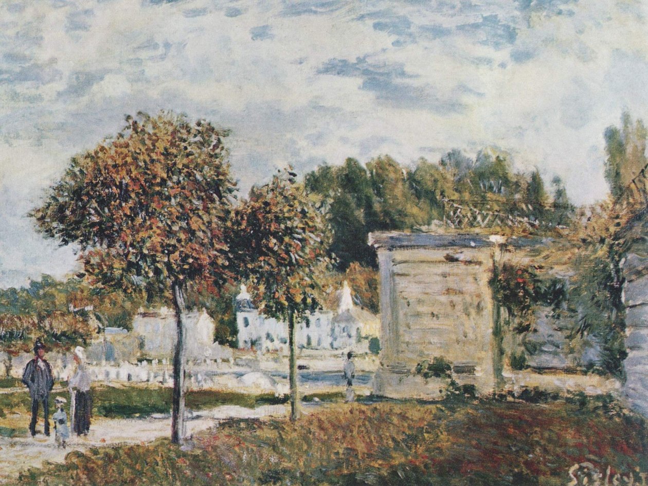 Schwemme von Marly av Alfred Sisley