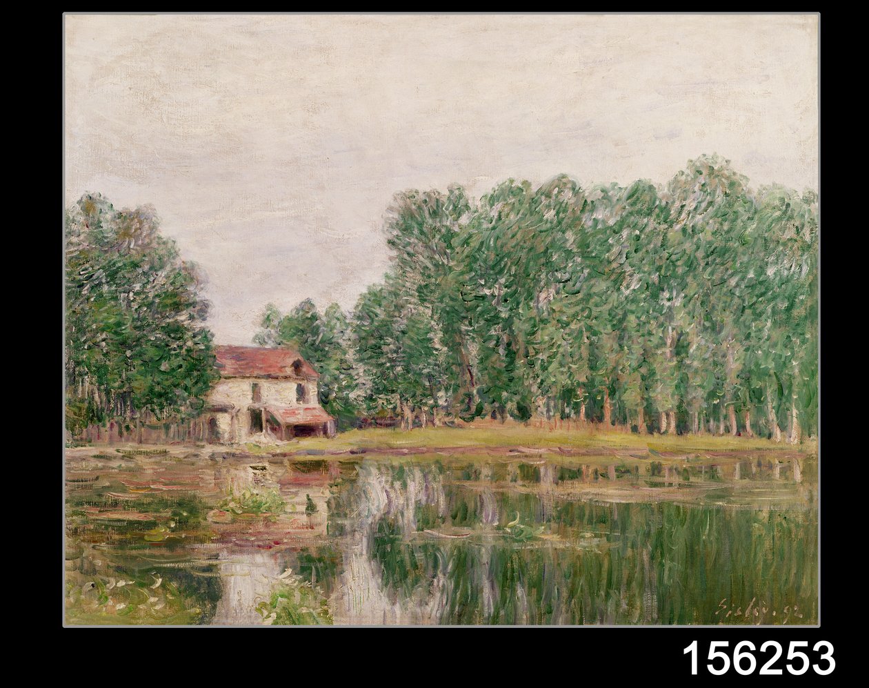 Kanalstränderna i Moret-sur-Loing, 1892 av Alfred Sisley