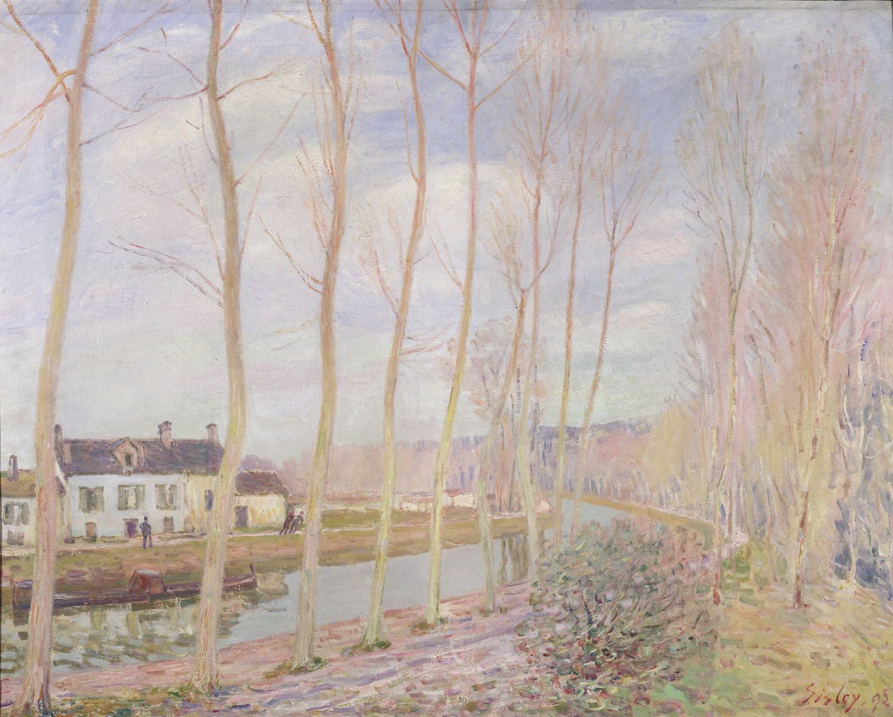 Loing-kanalen, 1892 av Alfred Sisley