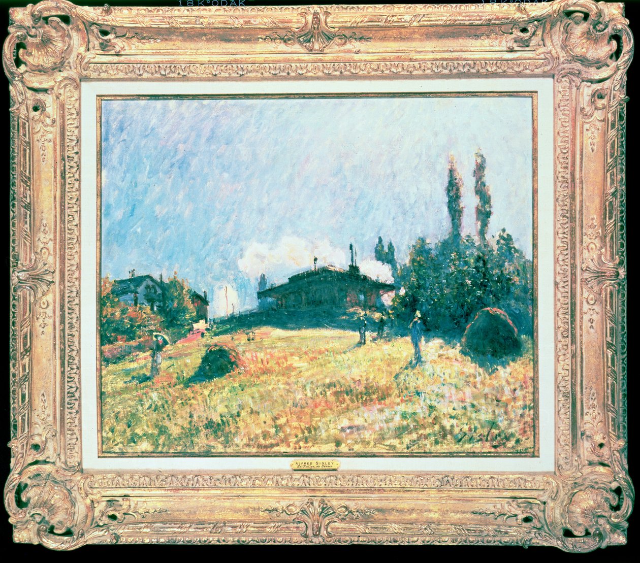 Stationen i Sevres av Alfred Sisley