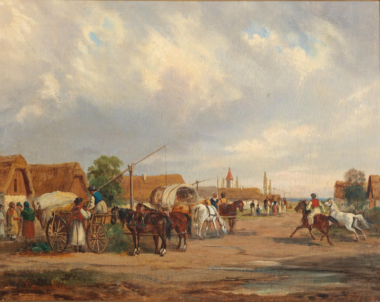 Ungerska byn av Alfred Steinacker