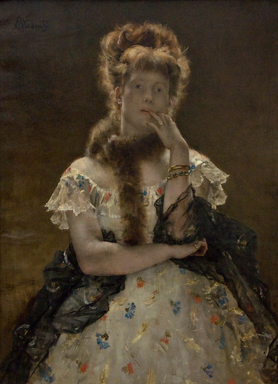 De Parijse sfinks av Alfred Emile Stevens