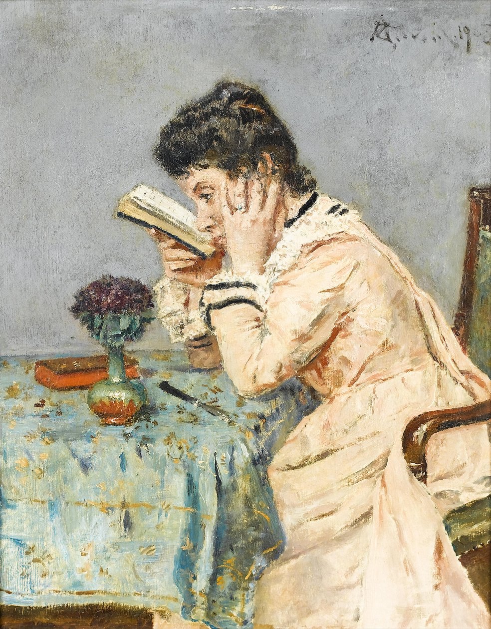 La myope  av Alfred Emile Stevens