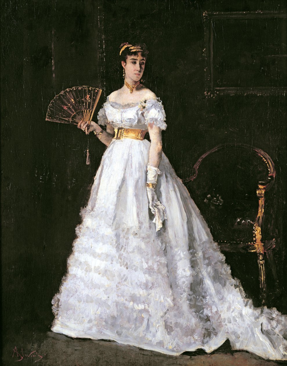 Fafine i White swed av Alfred Emile Stevens