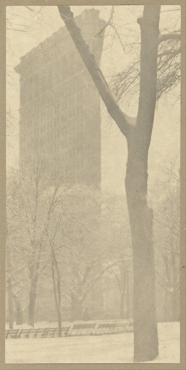 Flatiron -byggnaden av Alfred Stieglitz