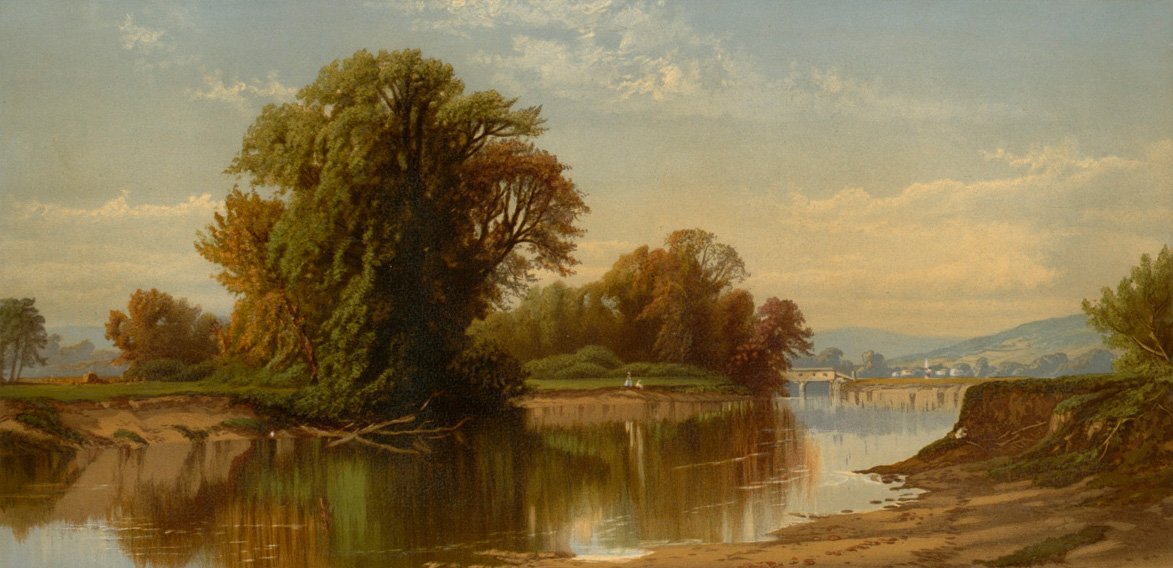 Early Autumn on Esopus Creek  av Alfred Thompson Bricher