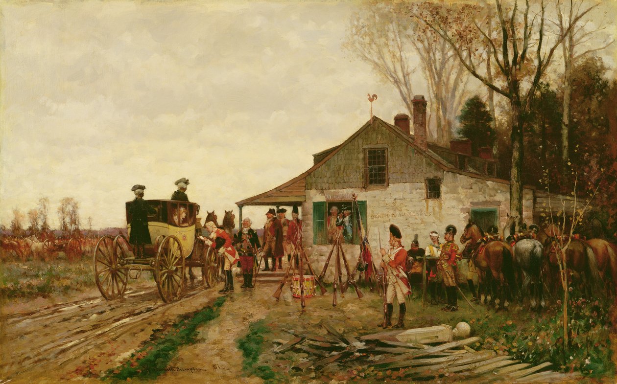 Förbi utposten, 1881 av Alfred Wordsworth Thompson
