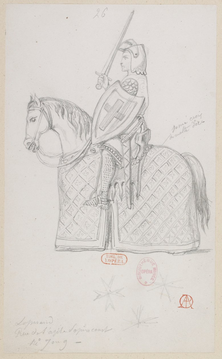 Halévy - Trollkarlen - kostymmodeller av Alfred Albert - 26 (Schackparti, Christian springare) av Alfred Albert