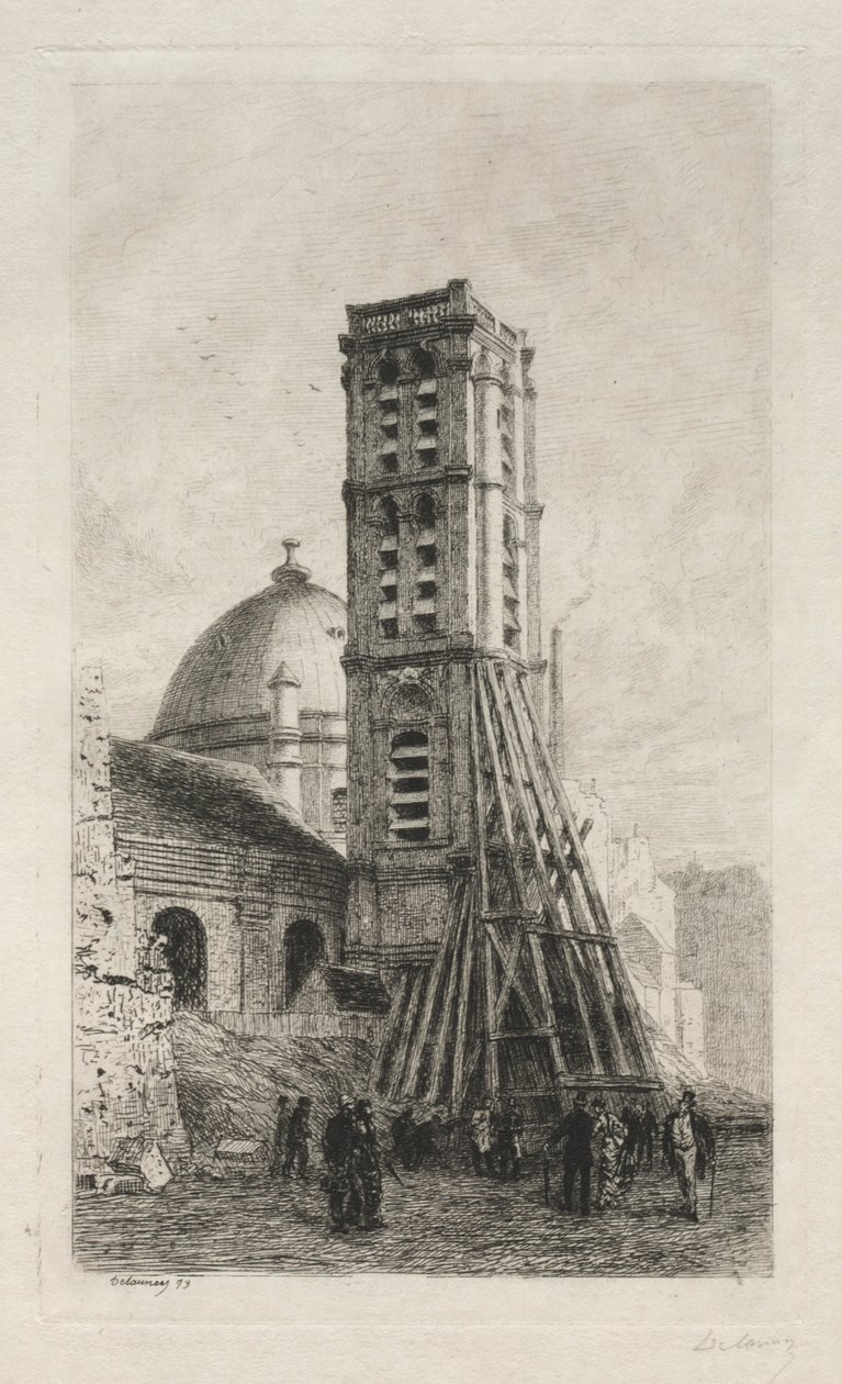 Saint-Roch kyrka av Alfred Alexandre Delauney