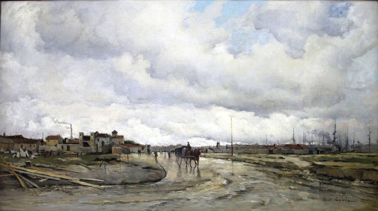Franska: Les abords du bassin du Lazaret. av Alfred Casile