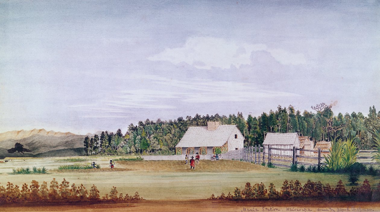 Mania Station, Wairarapa, Nya Zeeland av Alfred Chapman